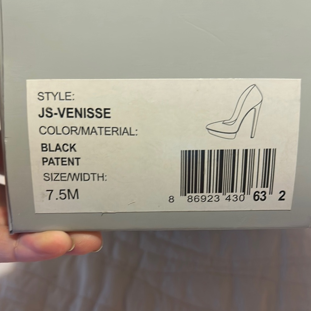 Black Heels JS-VENISSE in Patent Leather